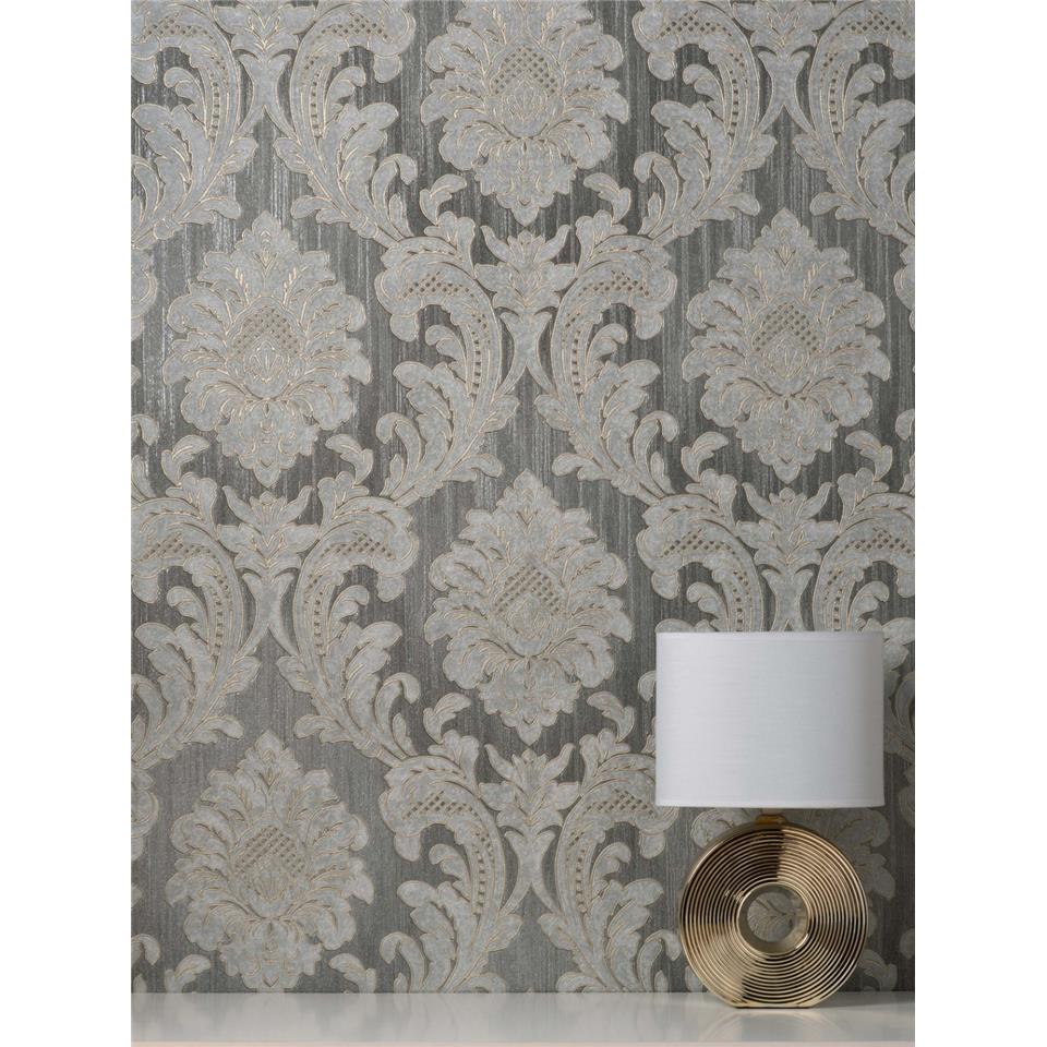 MILANO HEAVYWEIGHT VINYL DAMASK WALLPAPER M95623